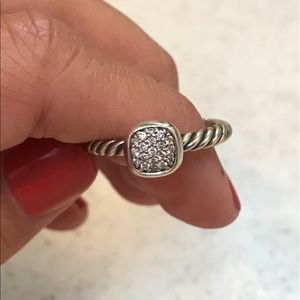 David Yurman Petite Pave stackable ring